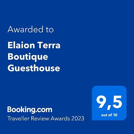 Elaion Terra Boutique Guesthouse Theologos  Exterior foto